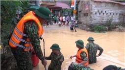 Quân khu chỉ đạo khắc phục hậu quả mưa lũ tại tỉnh Lạng Sơn